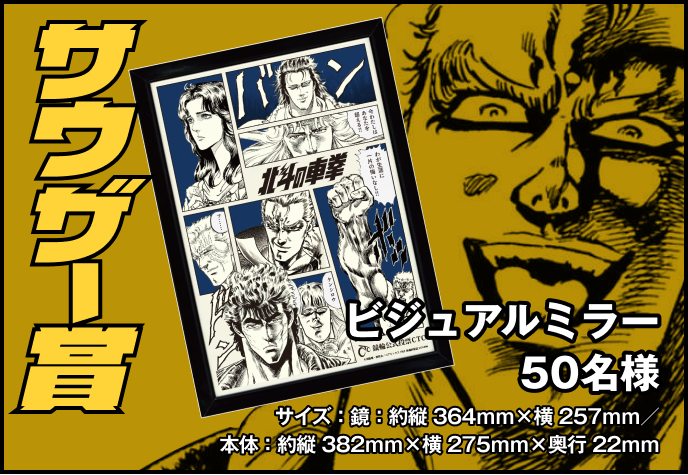 サウザー賞　ビジュアルミラー 50名様