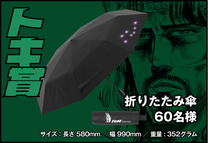 トキ賞　折りたたみ傘60名様